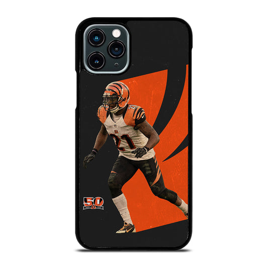 CINCINNATI BENGALS TYLER BOYD AMERICAN FOOTBALL iPhone 11 Pro Case Cover