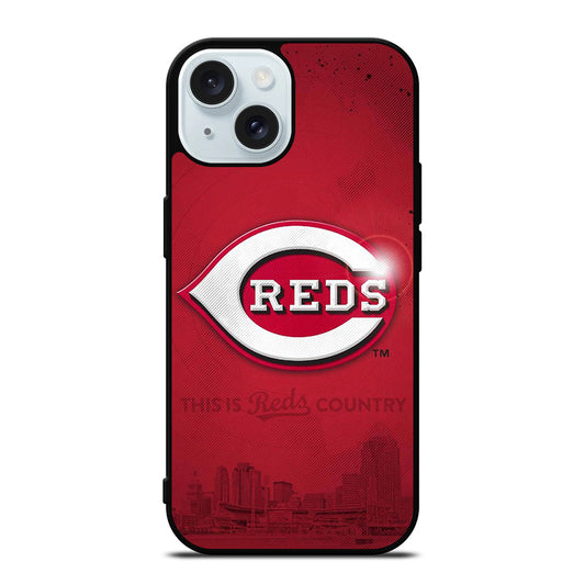 CINCINNATI REDS LOGO 1 iPhone 15 Case Cover