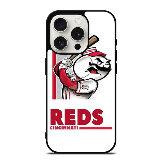 CINCINNATI REDS LOGO 3 iPhone 15 Pro Case Cover
