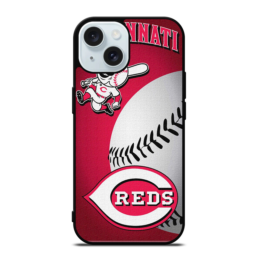 CINCINNATI REDS MLB SYMBOL 2 iPhone 15 Case Cover