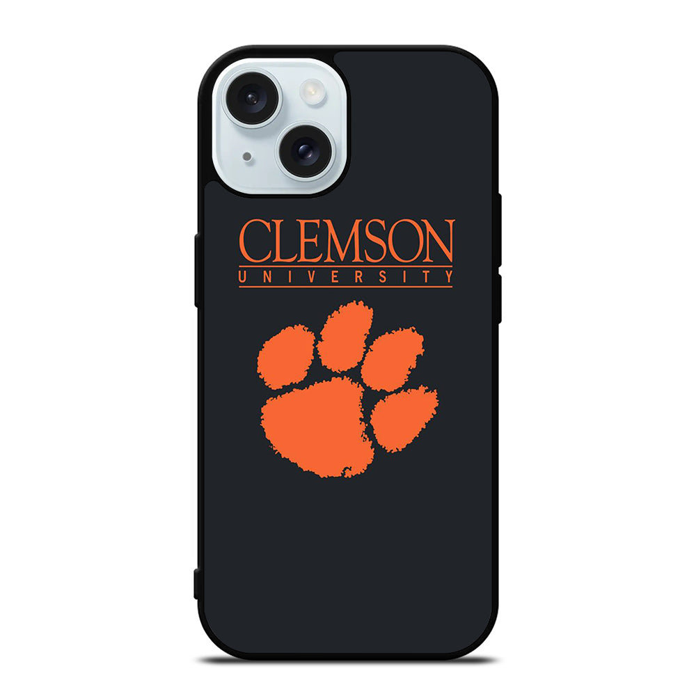 CLEMSON TIGERS SYMBOL iPhone 15 Case Cover