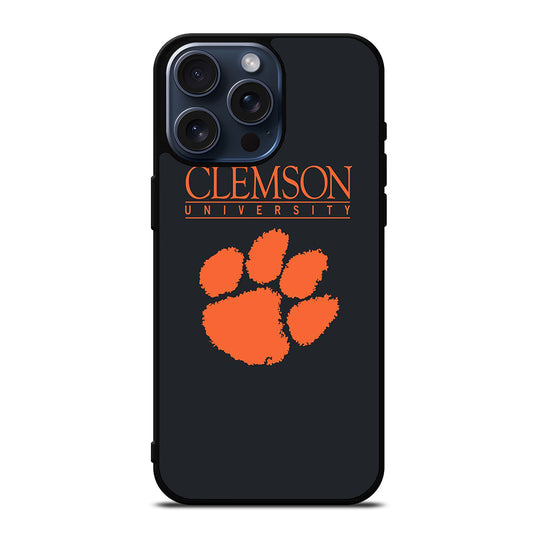 CLEMSON TIGERS SYMBOL iPhone 15 Pro Max Case Cover