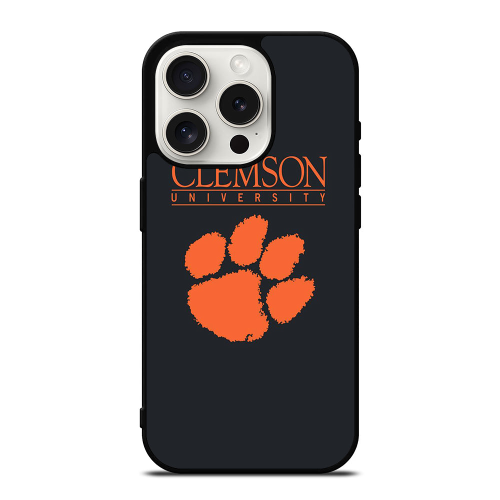 CLEMSON TIGERS SYMBOL iPhone 15 Pro Case Cover