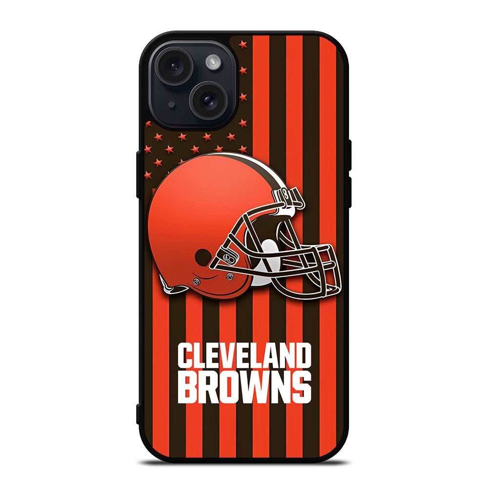 CLEVELAND BROWNS LOGO 5 iPhone 15 Plus Case Cover