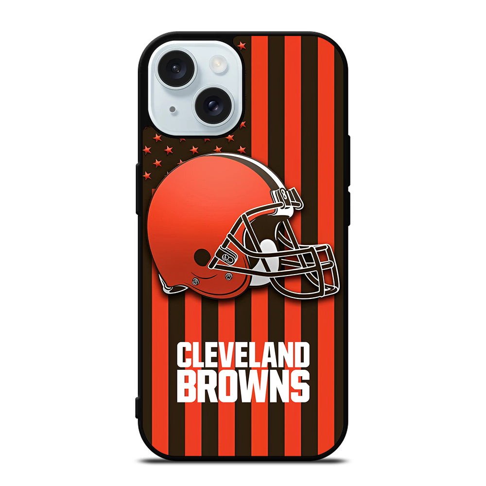 CLEVELAND BROWNS LOGO 5 iPhone 15 Case Cover