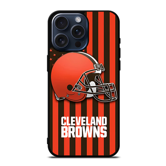 CLEVELAND BROWNS LOGO 5 iPhone 15 Pro Max Case Cover