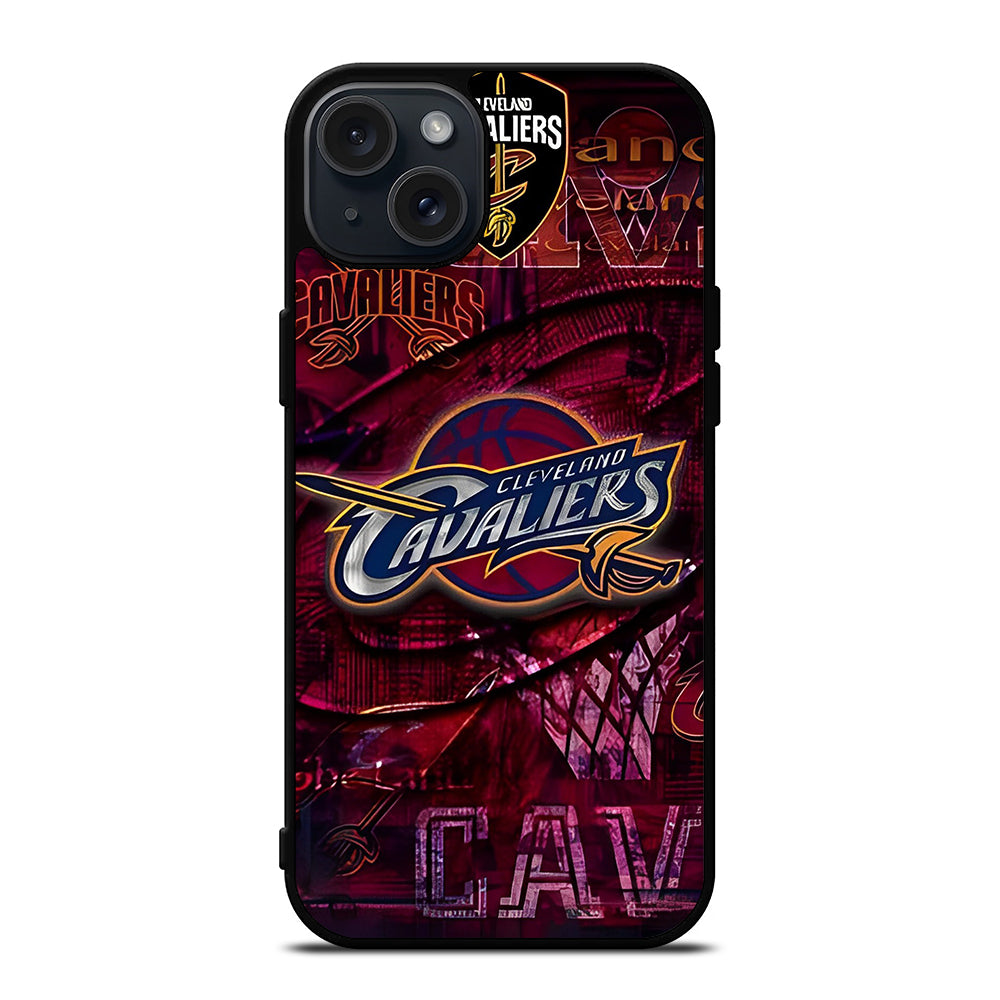 CLEVELAND CAVALIERS NBA ICON iPhone 15 Plus Case Cover