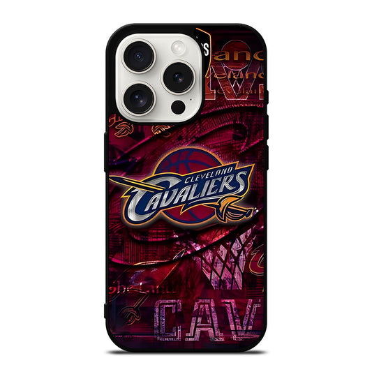 CLEVELAND CAVALIERS NBA ICON iPhone 15 Pro Case Cover