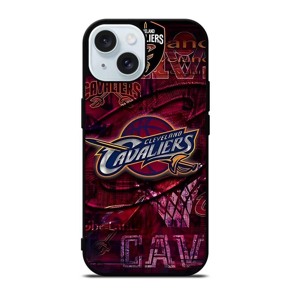 CLEVELAND CAVALIERS NBA ICON iPhone 15 Case Cover