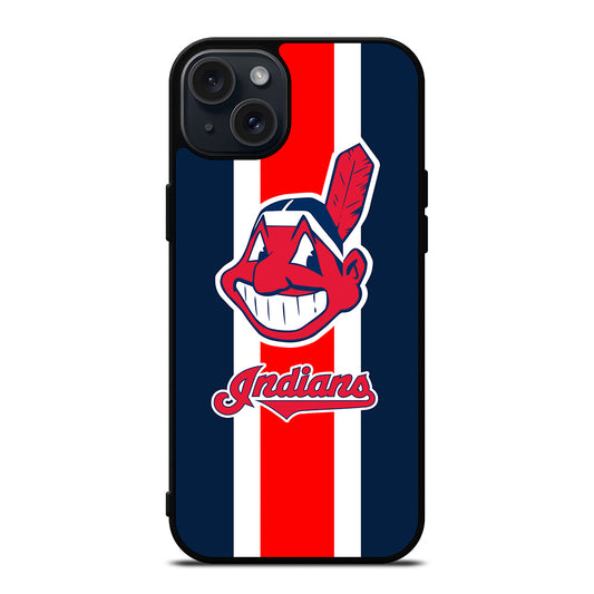 CLEVELAND INDIANS MLB LOGO iPhone 15 Plus Case Cover