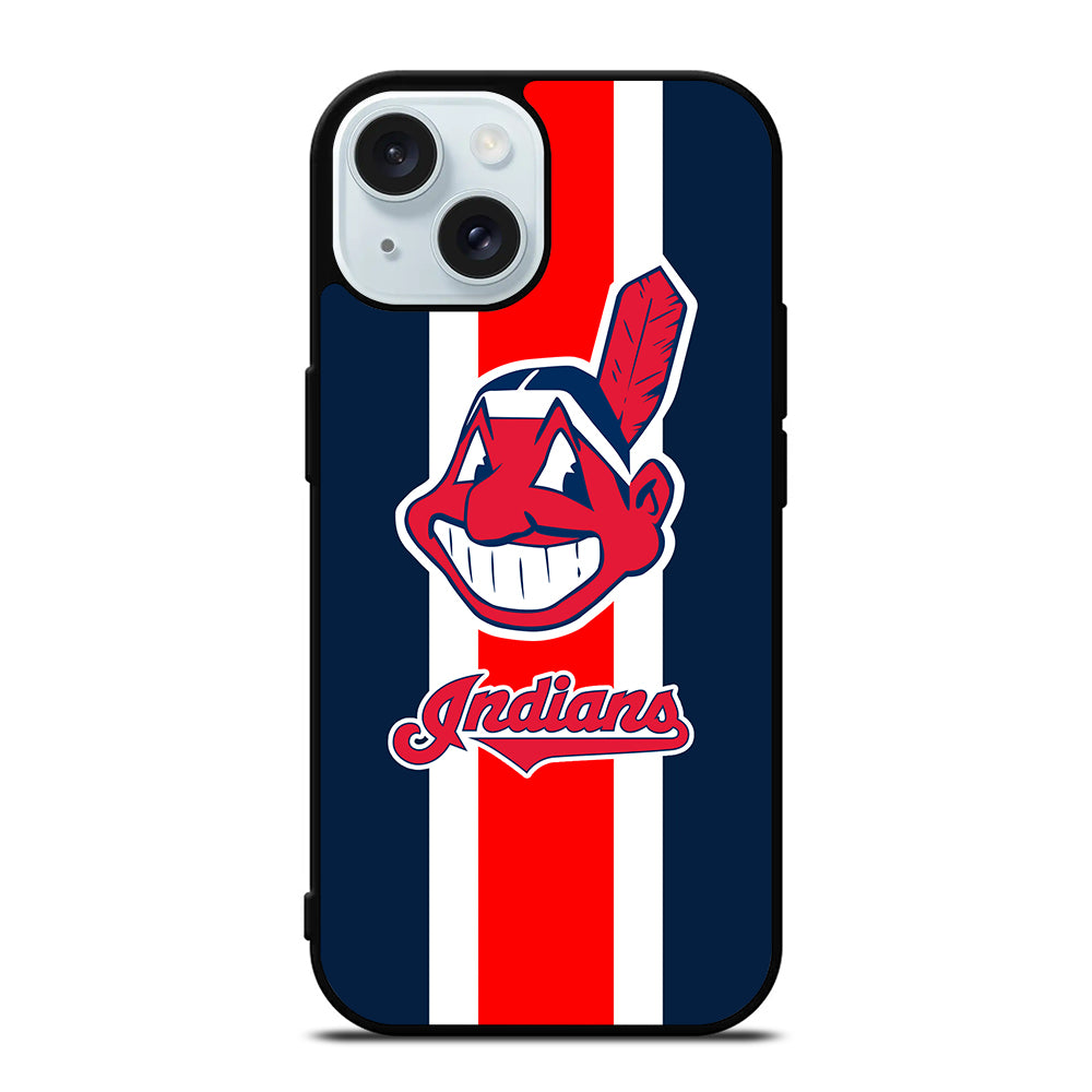 CLEVELAND INDIANS MLB LOGO iPhone 15 Case Cover