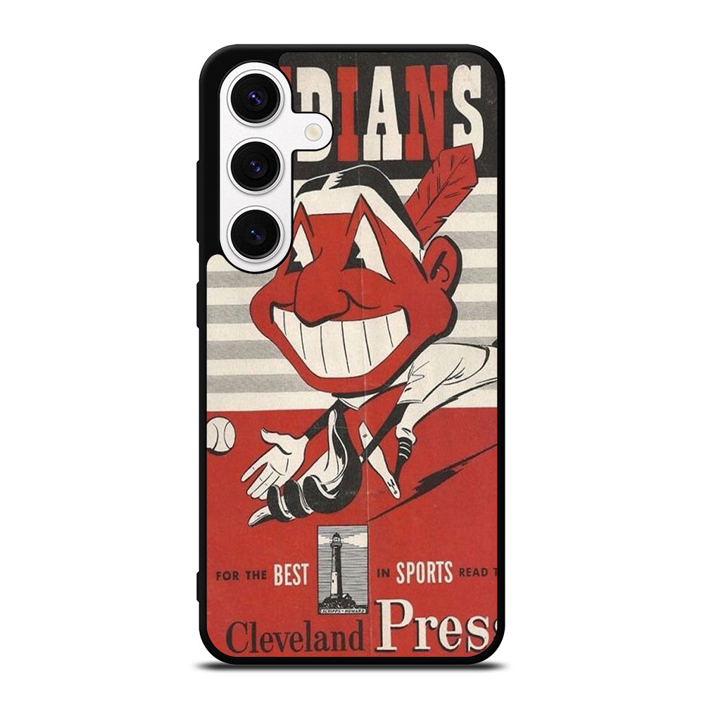 CLEVELAND INDIANS POSTER Samsung Galaxy S24 Case Cover