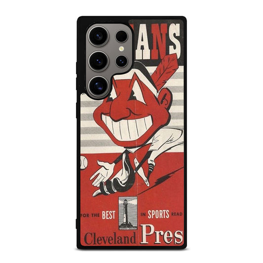 CLEVELAND INDIANS POSTER Samsung Galaxy S24 Ultra Case Cover