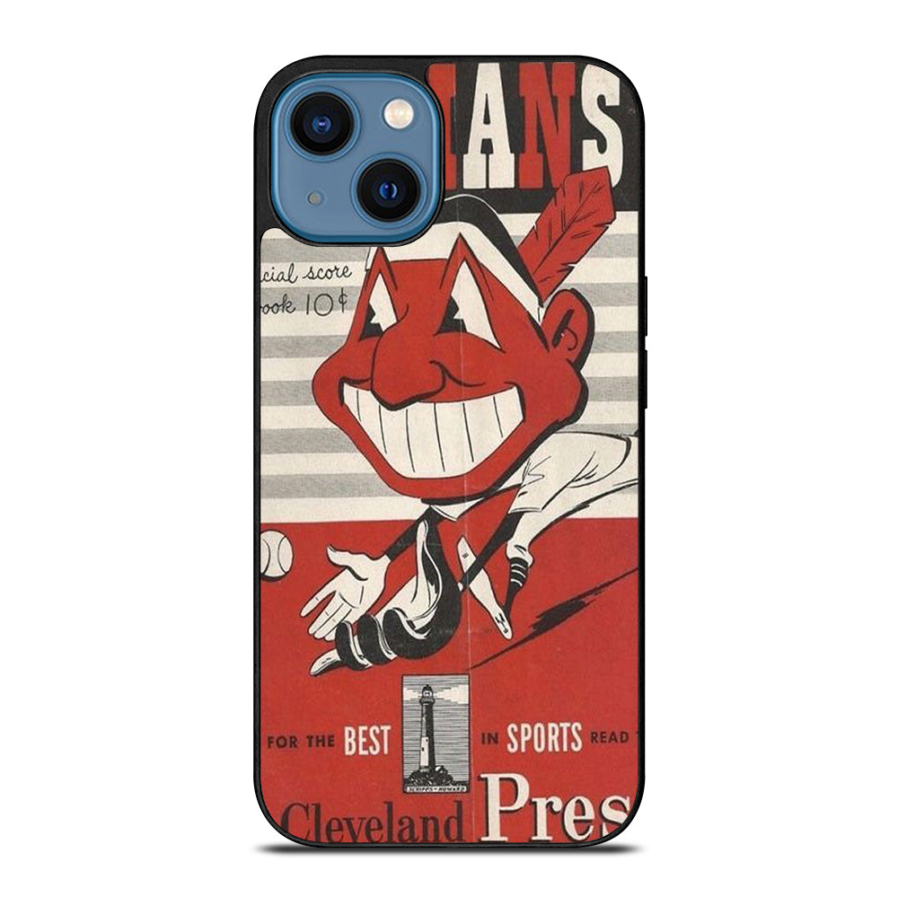 CLEVELAND INDIANS POSTER iPhone 14 Case Cover