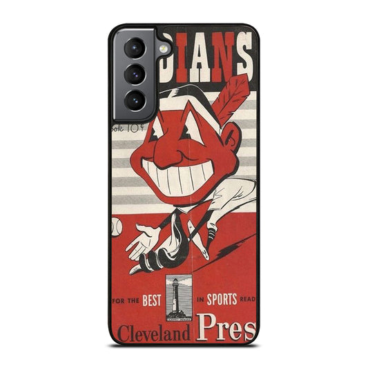 CLEVELAND INDIANS POSTER Samsung Galaxy S21 Plus Case Cover