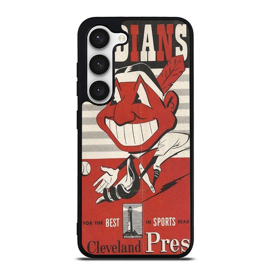 CLEVELAND INDIANS POSTER Samsung Galaxy S23 Case Cover