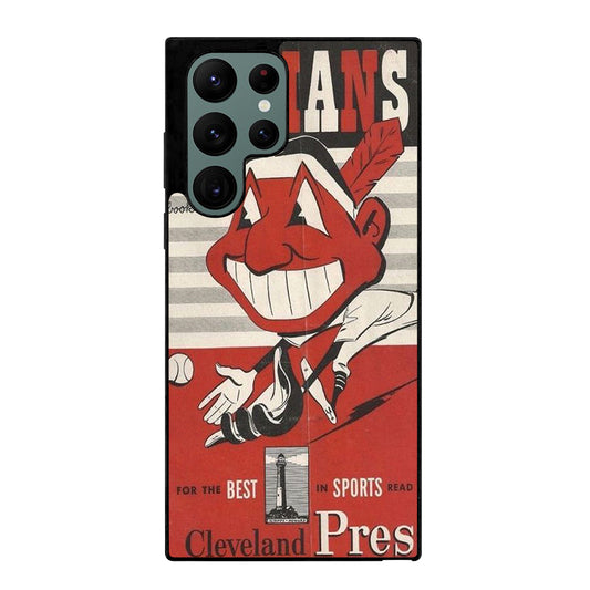 CLEVELAND INDIANS POSTER Samsung Galaxy S22 Ultra Case Cover