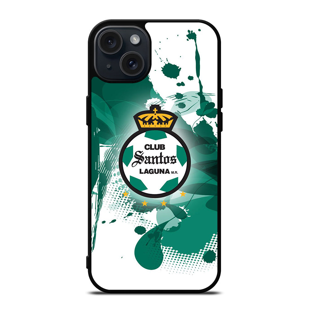 CLUB SANTOS LAGUNA LOGO 2 iPhone 15 Plus Case Cover