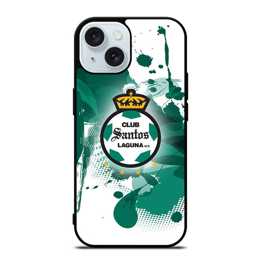 CLUB SANTOS LAGUNA LOGO 2 iPhone 15 Case Cover