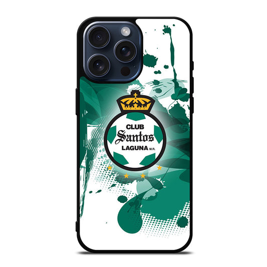 CLUB SANTOS LAGUNA LOGO 2 iPhone 15 Pro Max Case Cover