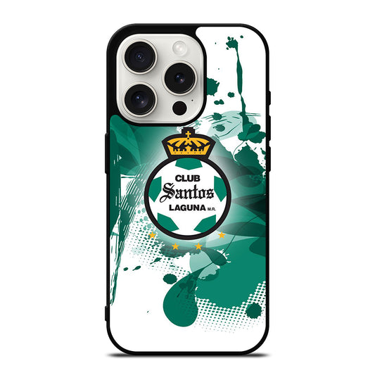 CLUB SANTOS LAGUNA LOGO 2 iPhone 15 Pro Case Cover