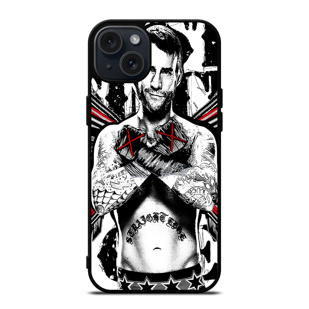 CM PUNK 1 iPhone 15 Plus Case Cover