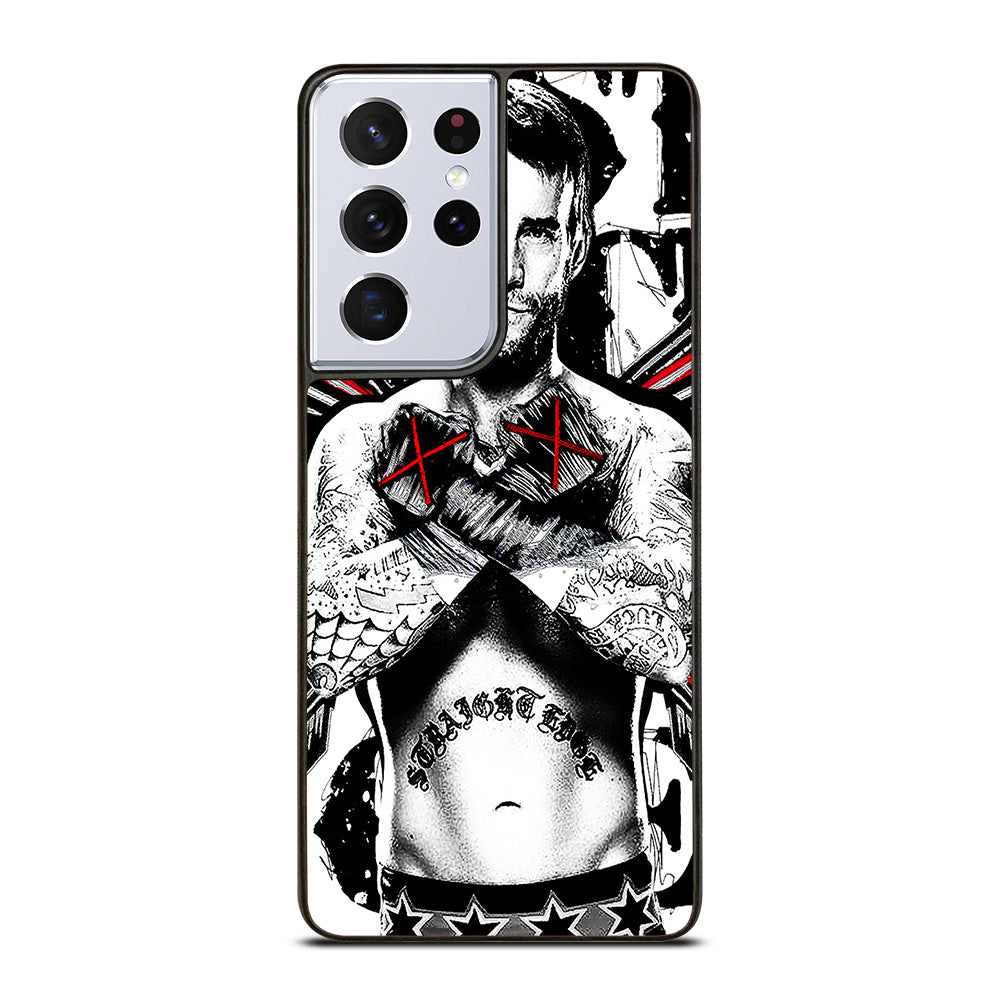 CM PUNK 1 Samsung Galaxy S21 Ultra Case Cover