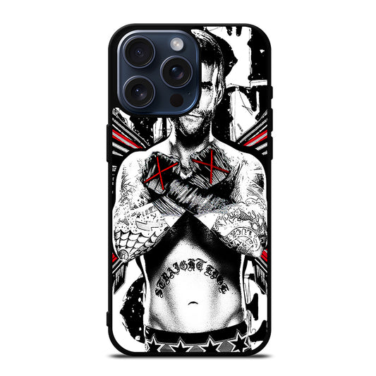 CM PUNK 1 iPhone 15 Pro Max Case Cover
