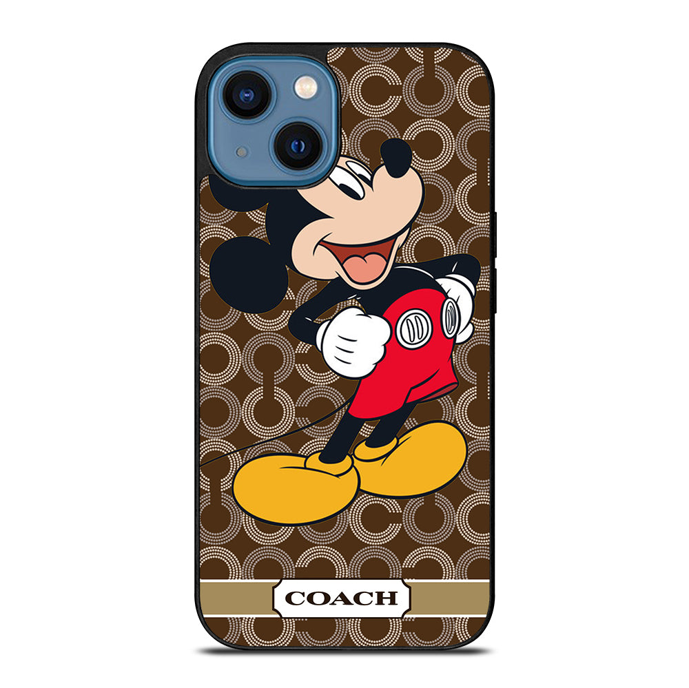 COACH MICKEY MOUSE 3 iPhone 14 Case Cover