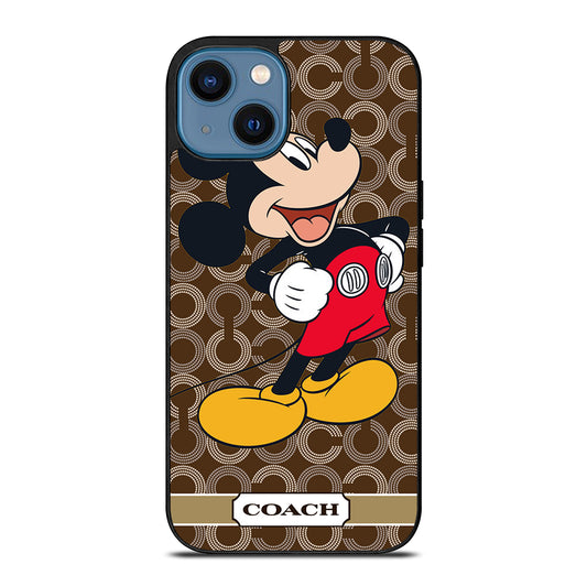 COACH MICKEY MOUSE 3 iPhone 14 Case Cover