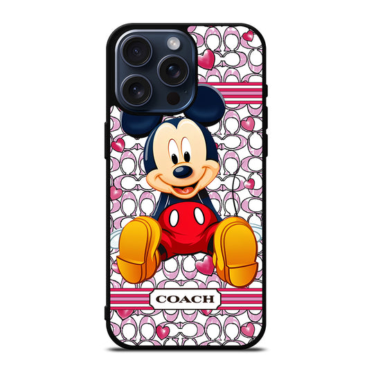 COACH MICKEY MOUSE 4 iPhone 15 Pro Max Case Cover
