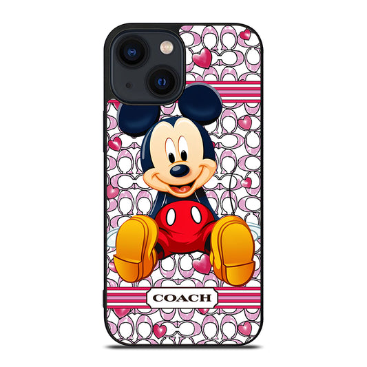 COACH MICKEY MOUSE 4 iPhone 14 Plus Case Cover