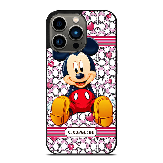 COACH MICKEY MOUSE 4 iPhone 13 Pro Case Cover