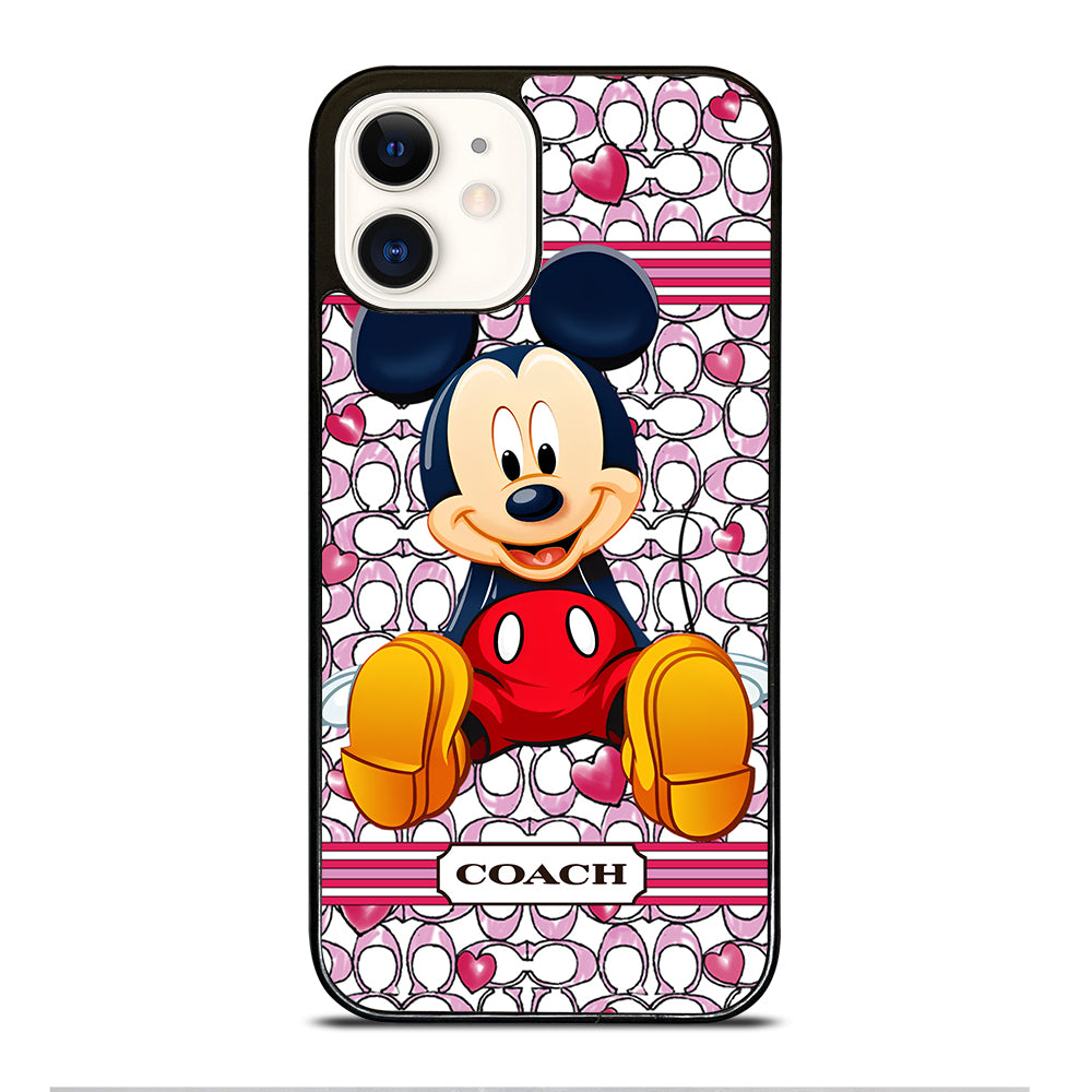 COACH MICKEY MOUSE 4 iPhone 12 Case Cover