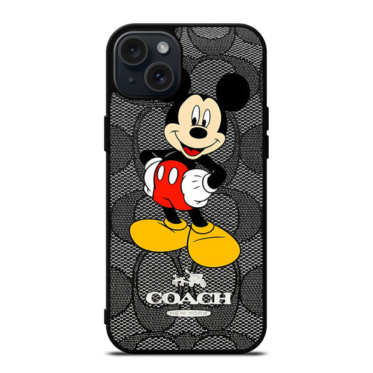 COACH MICKEY MOUSE CARTOON 2 iPhone 15 Plus Case Cover