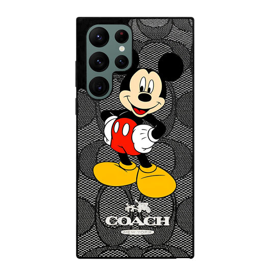 COACH MICKEY MOUSE CARTOON 2 Samsung Galaxy S22 Ultra Case Cover