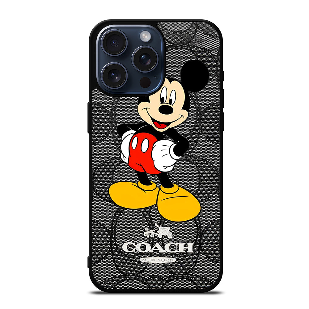 COACH MICKEY MOUSE CARTOON 2 iPhone 15 Pro Max Case Cover