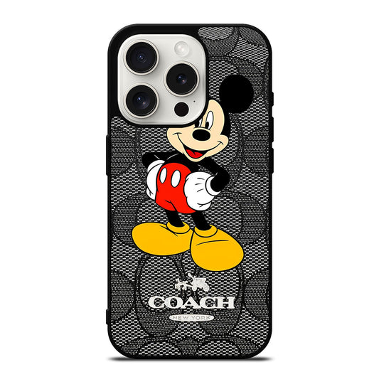 COACH MICKEY MOUSE CARTOON 2 iPhone 15 Pro Case Cover