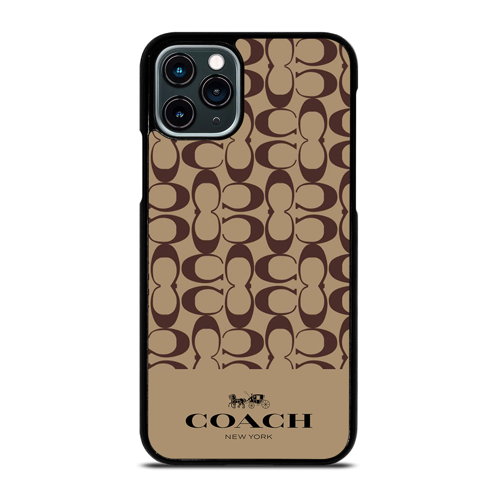 COACH NEW YORK BROWN PATTERN iPhone 11 Pro Case Cover
