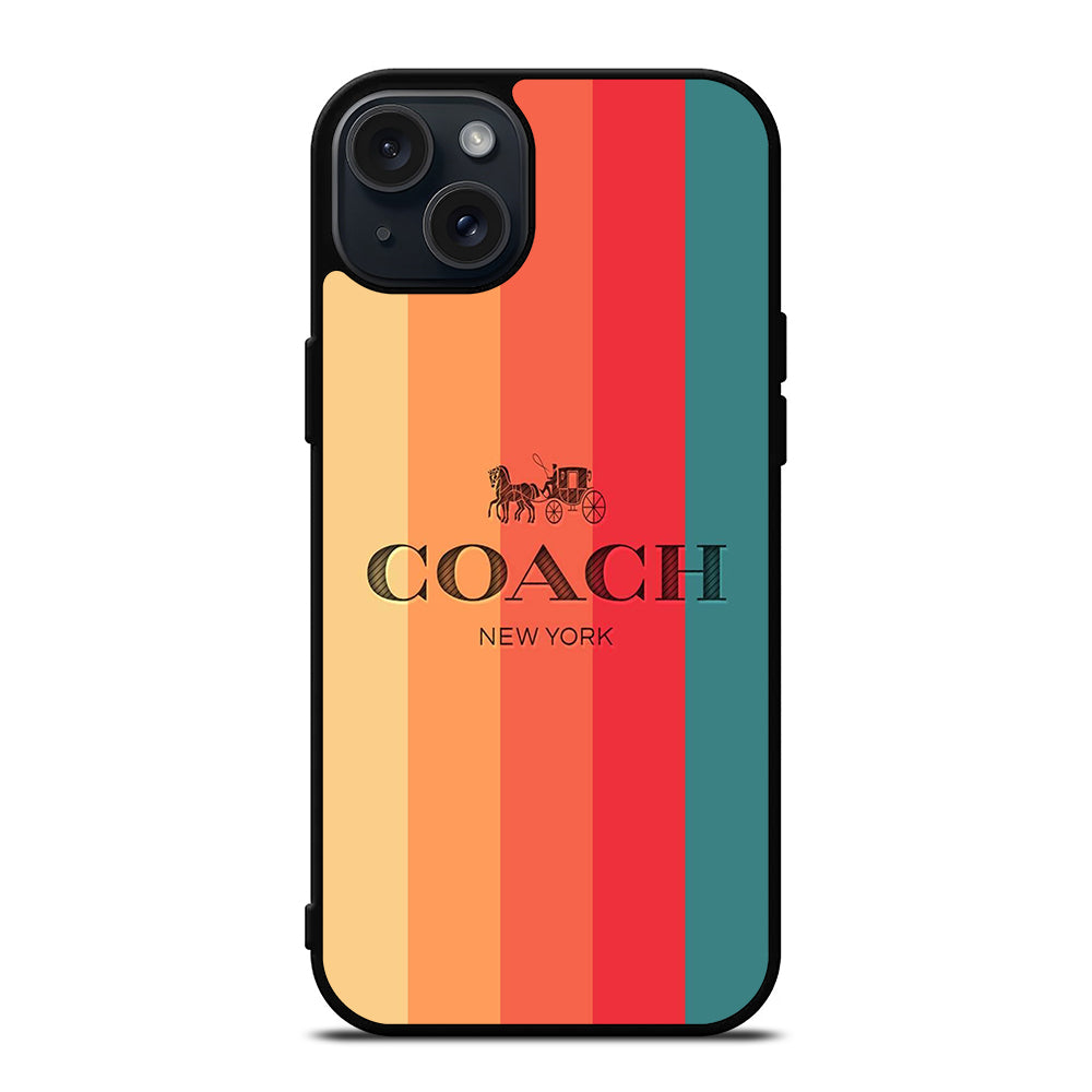 COACH NEW YORK LOGO iPhone 15 Plus Case Cover
