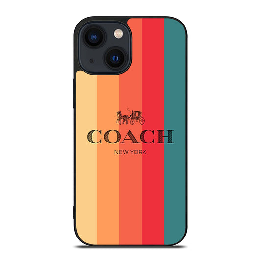 COACH NEW YORK LOGO iPhone 14 Plus Case Cover