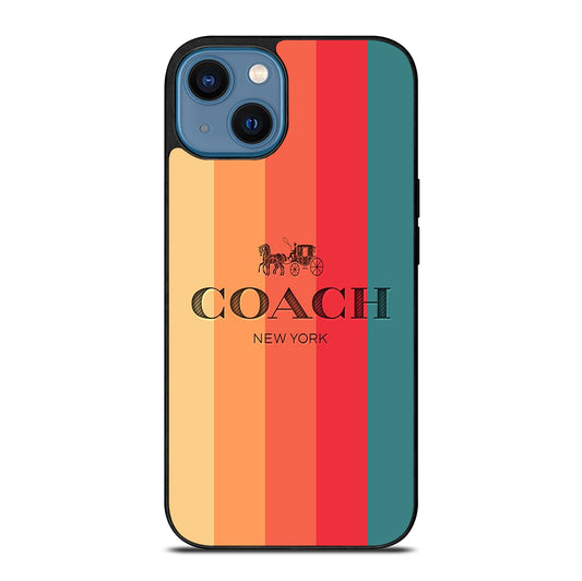 COACH NEW YORK LOGO iPhone 14 Case Cover