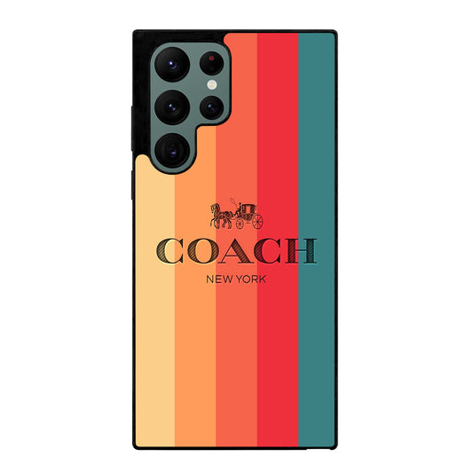 COACH NEW YORK LOGO Samsung Galaxy S22 Ultra Case Cover