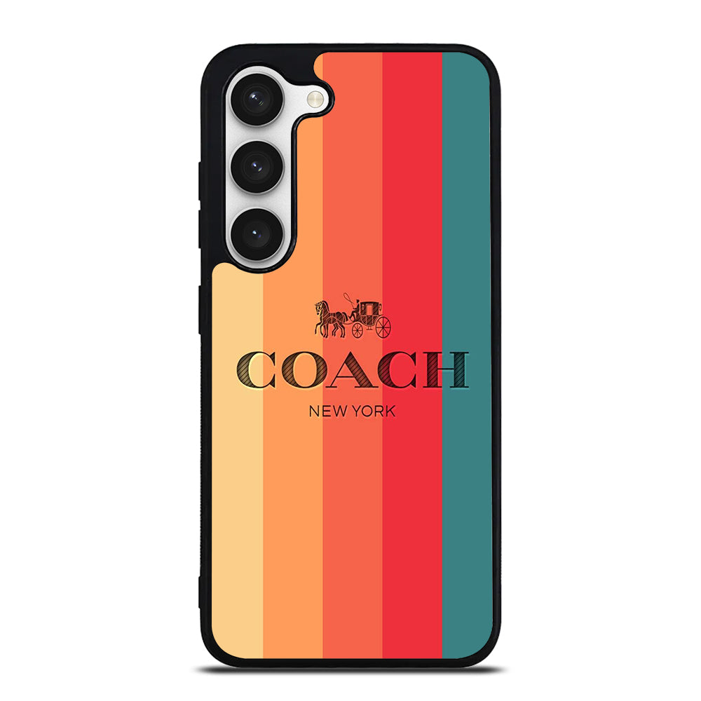 COACH NEW YORK LOGO Samsung Galaxy S23 Case Cover