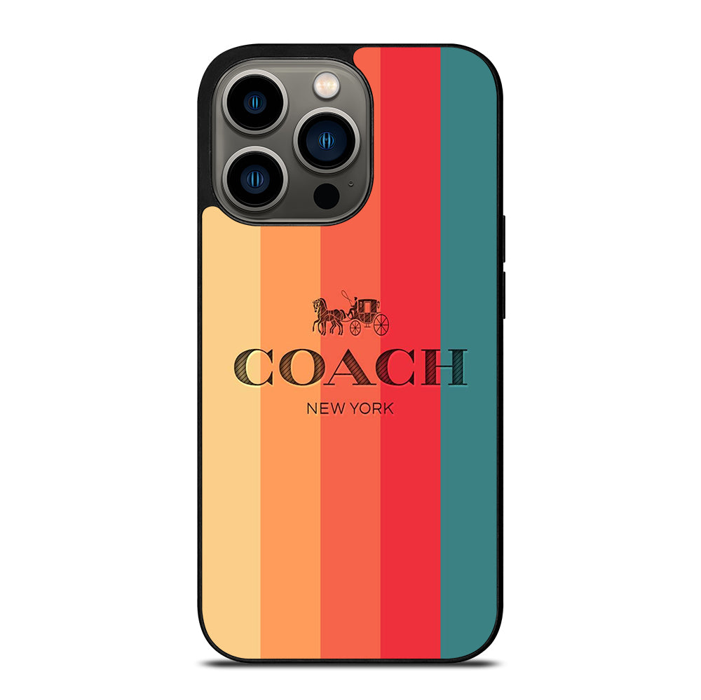 COACH NEW YORK LOGO iPhone 13 Pro Case Cover
