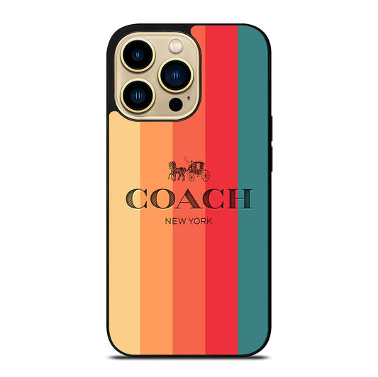 COACH NEW YORK LOGO iPhone 14 Pro Max Case Cover