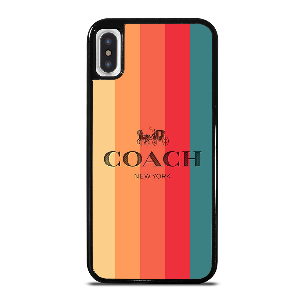 COACH NEW YORK LOGO iPhone X / XS Case Cover