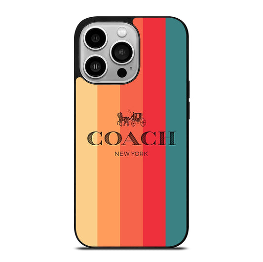 COACH NEW YORK LOGO iPhone 14 Pro Case Cover