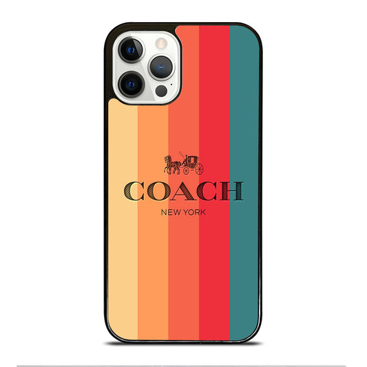 COACH NEW YORK LOGO iPhone 12 Pro Case Cover