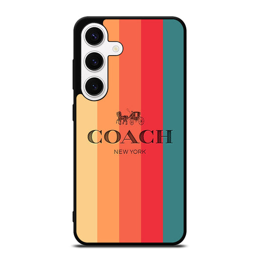 COACH NEW YORK LOGO Samsung Galaxy S24 Case Cover